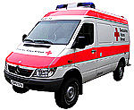 Multi-stretcher ambulance van