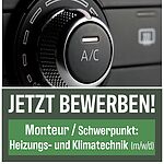 Monteur (m/w/d) Schwerpunkt: Heizungs- und Klimatechnik